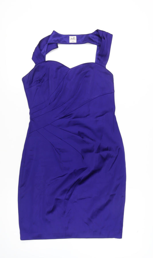 Belle by Oasis Women's Purple Sheath Dress Size 12