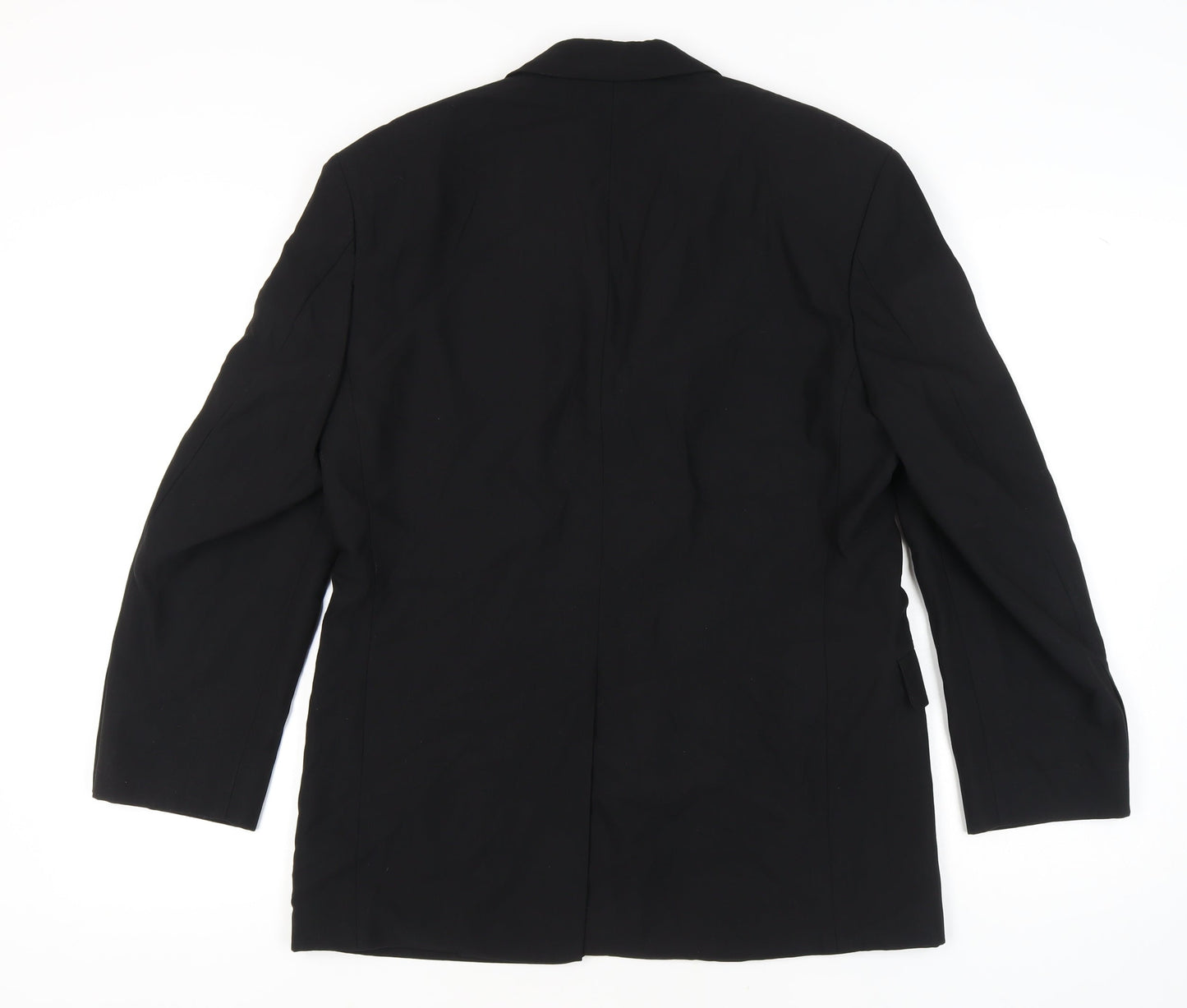 Marks and Spencer Men's Black Wool Blazer, Size 38