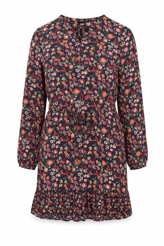 Next Womens Floral Long Sleeve Dress UK 18