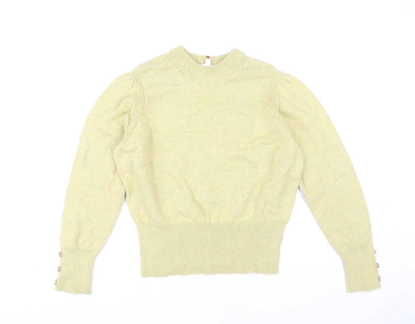 Marks and Spencer Women Yellow Pullover Jumper Size 16