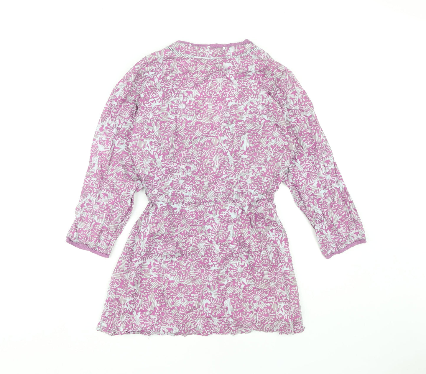Sandwich Women's Purple Floral Tunic Blouse Size 10