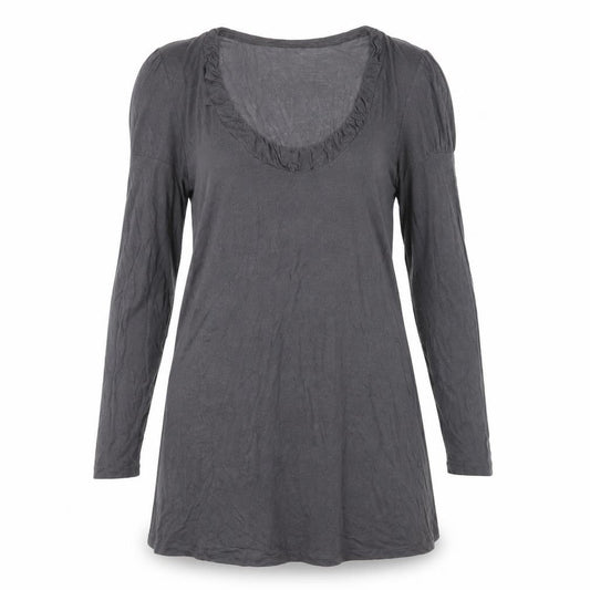 French Connection Women's Grey Shift Dress Size 16