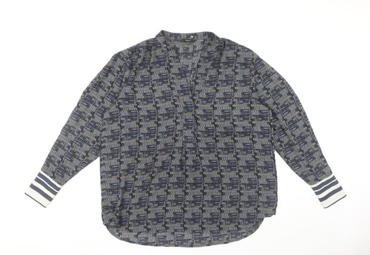 Next Women's Multicoloured Geometric Blouse Size 16