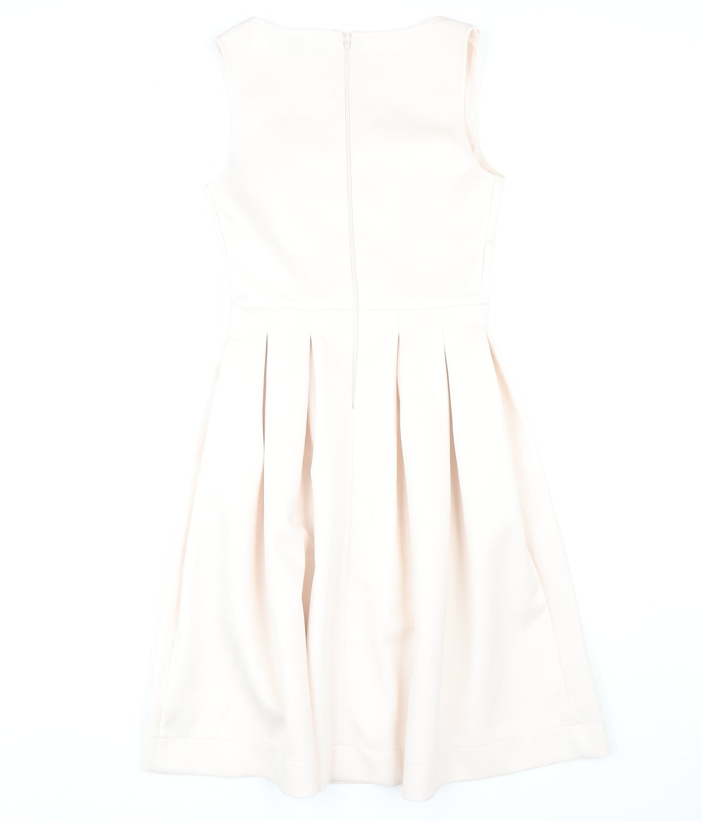 ASOS Women's Ivory Midi A-Line Dress Size 8