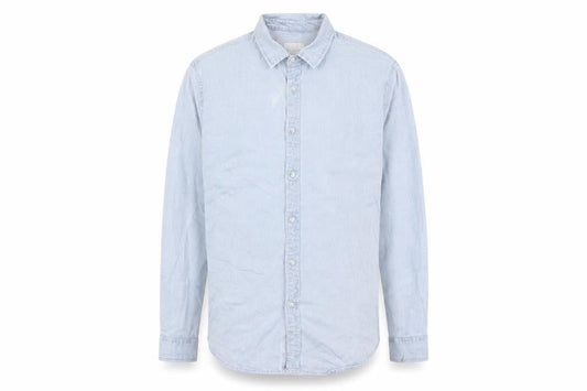 Topman Men's Blue XL Button-Up Casual Shirt