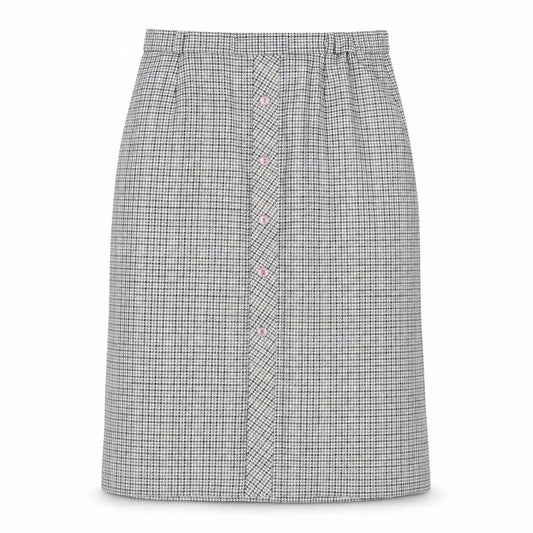 Ian Women's Multicoloured Size 14 Wool Midi Skirt