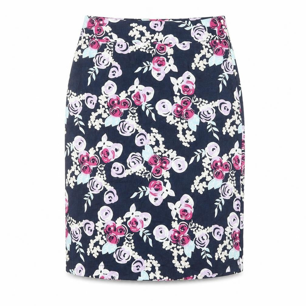 Tulchan Women's Multicoloured Floral Skirt Size 10