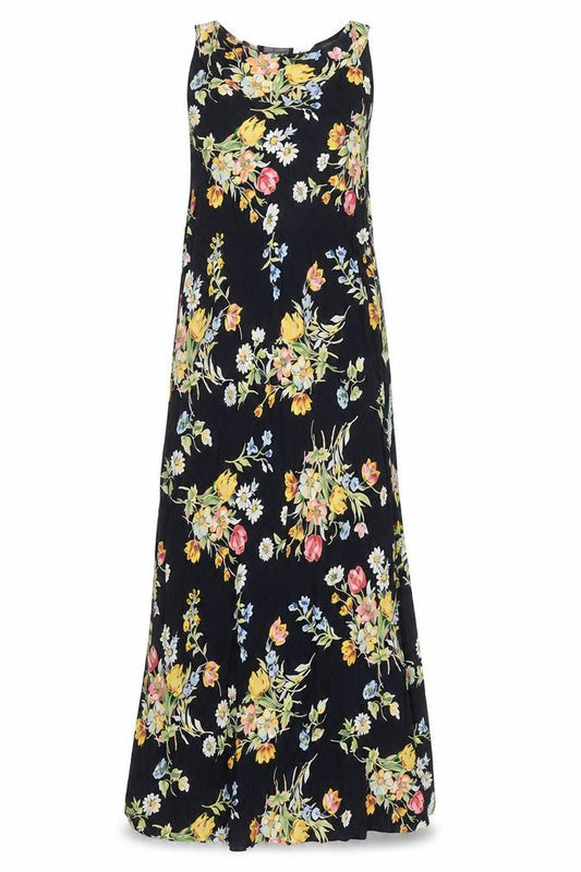 Miss Selfridge Women's Black Floral Maxi Dress Size 12