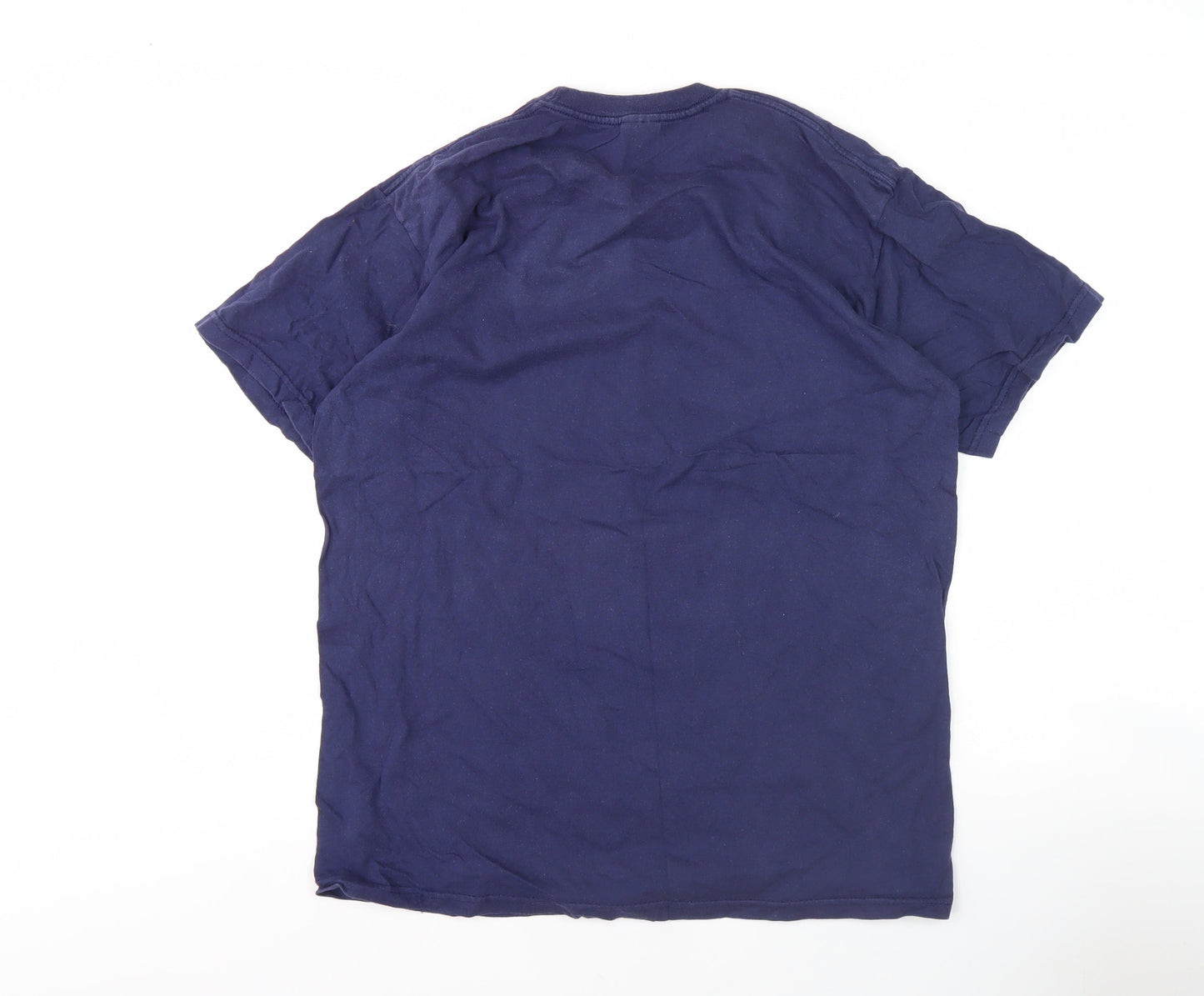 Fruit of the Loom Men's Blue Graphic T-Shirt M