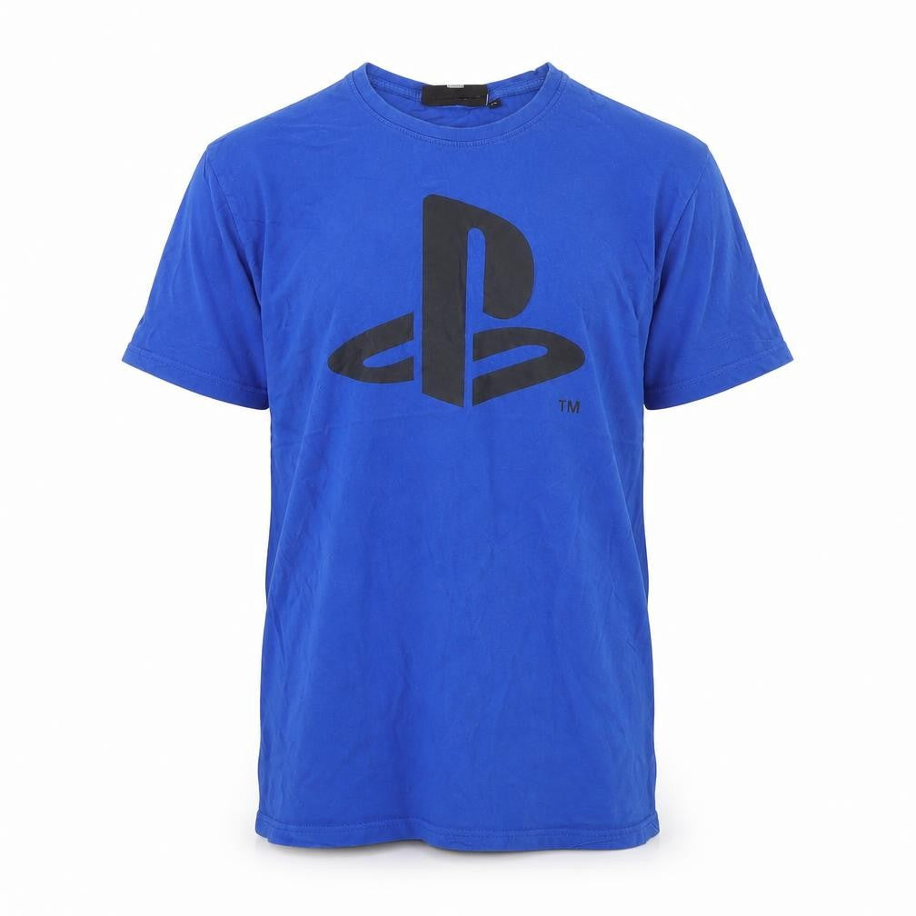 PlayStation Men's Blue XS Crew Neck T-Shirt