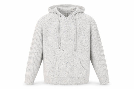 Marks & Spencer Men's Grey Hooded Pullover Jumper (M)