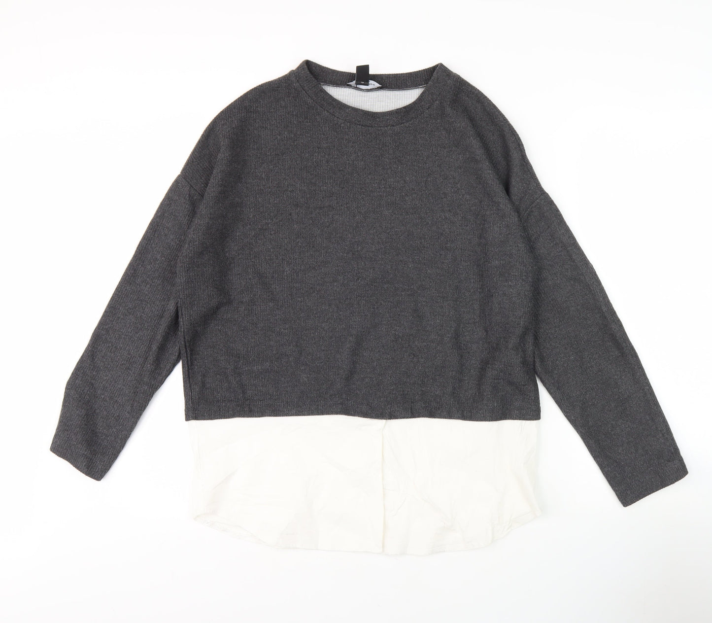 New Look Women's Grey Jumper Size 12