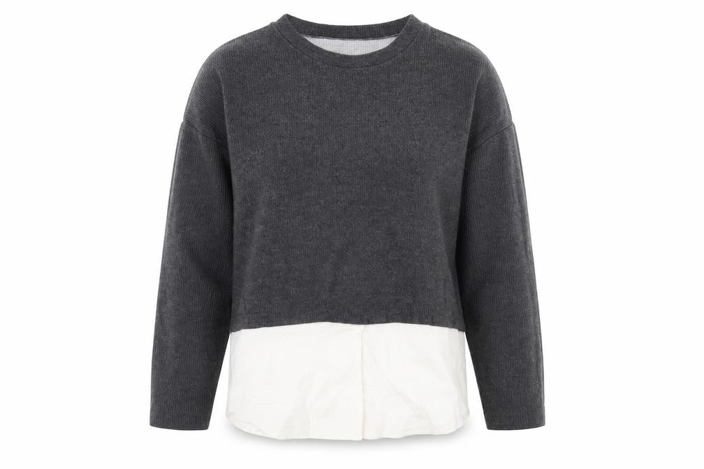 New Look Women's Grey Jumper Size 12