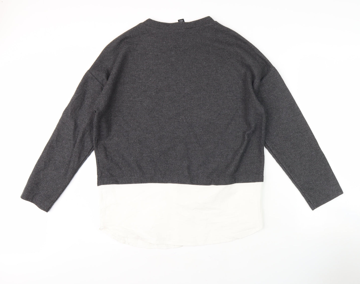New Look Women's Grey Jumper Size 12
