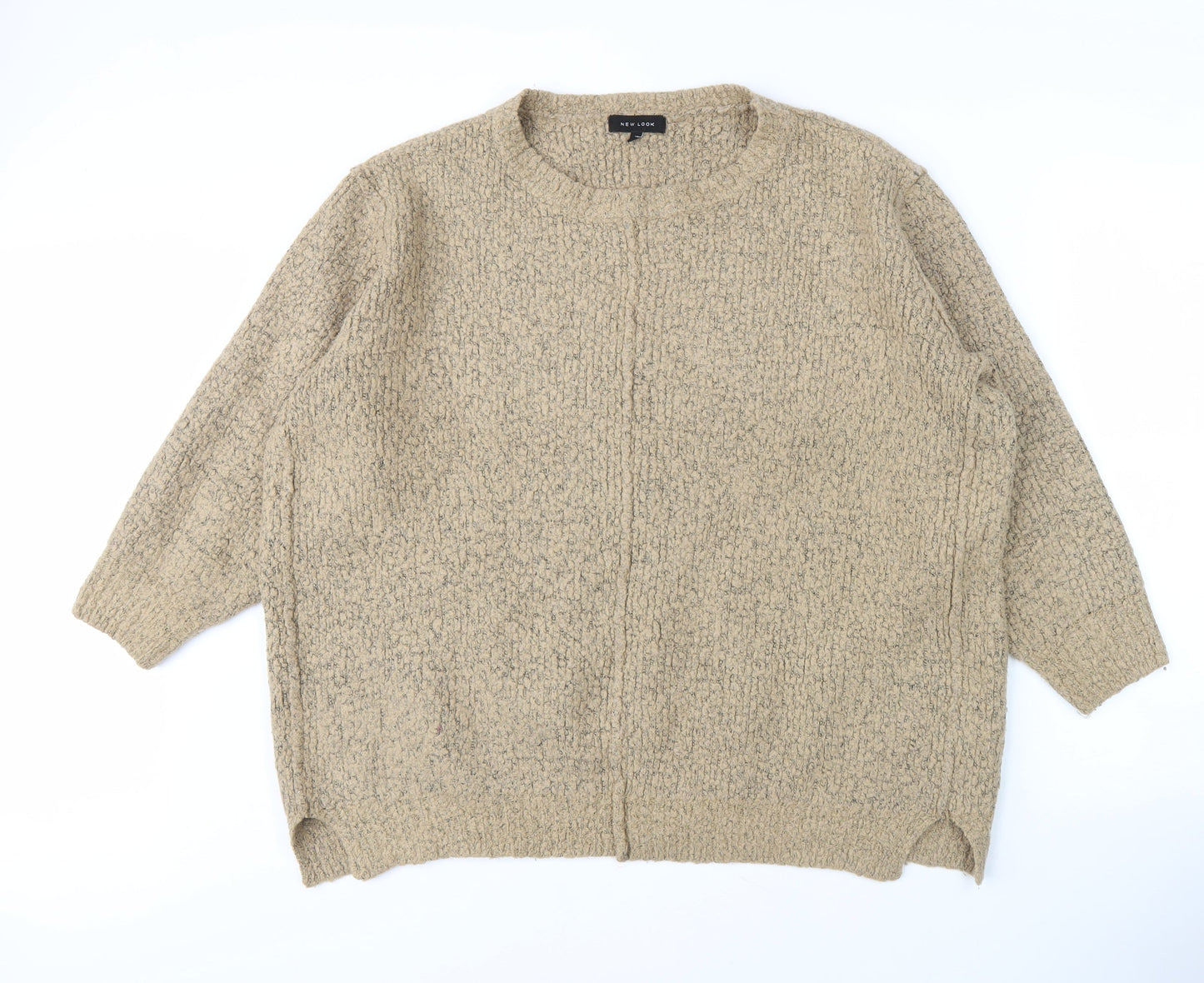 New Look Women's Beige Pullover Jumper, Size L
