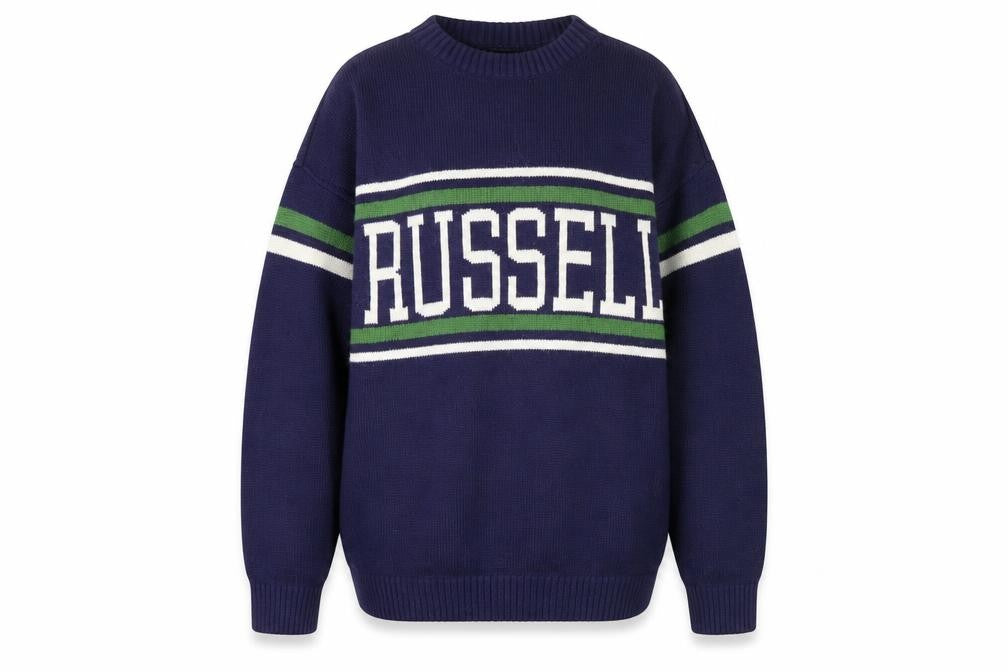 Russell Athletic Men's Blue S Pullover Jumper