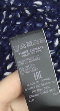Marks & Spencer Women’s Blue Knit Jumper M