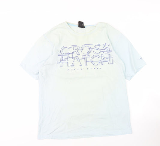 Crosshatch Men's White XL Graphic Tee