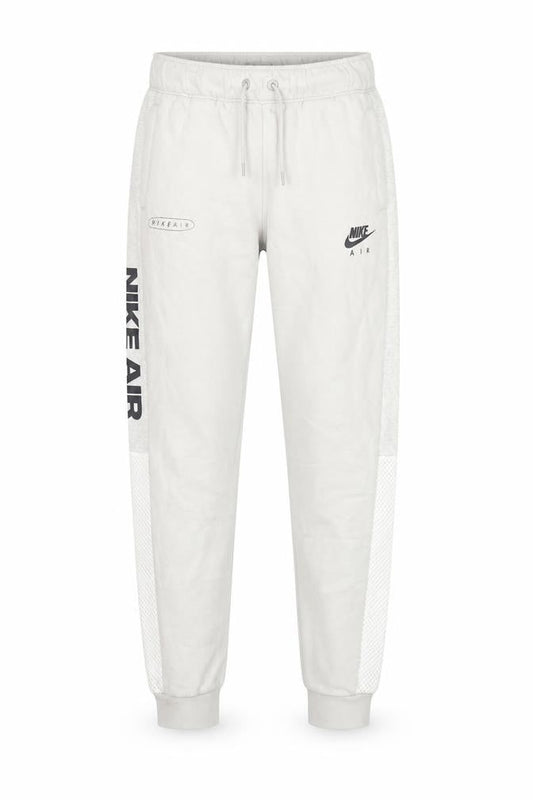 Front view of Nike boys’ grey jogger trousers comfortable l