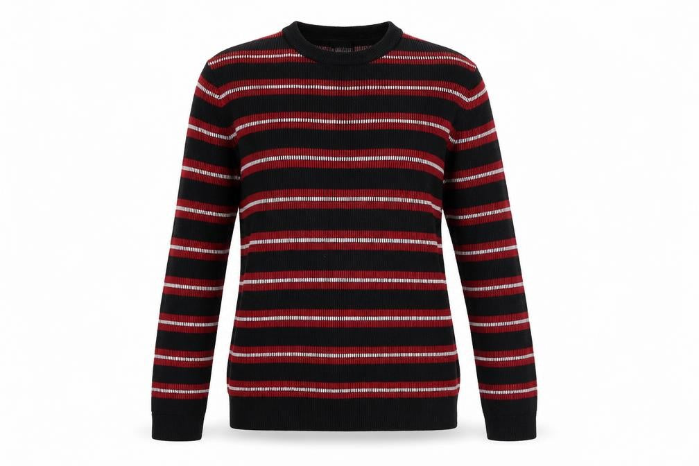 H&M Women's Multicoloured Striped Pullover Jumper, Size S