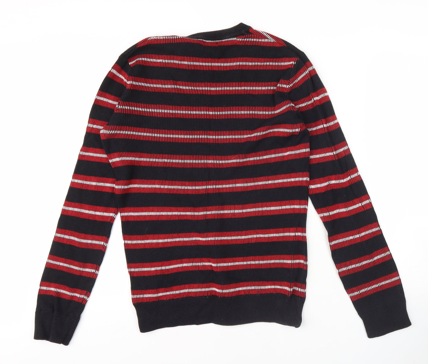 H&M Women's Multicoloured Striped Pullover Jumper, Size S