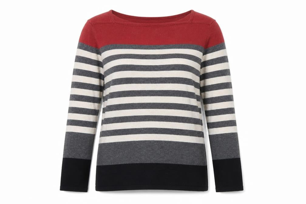 Next Women's Multicoloured Striped Pullover Jumper Size 6