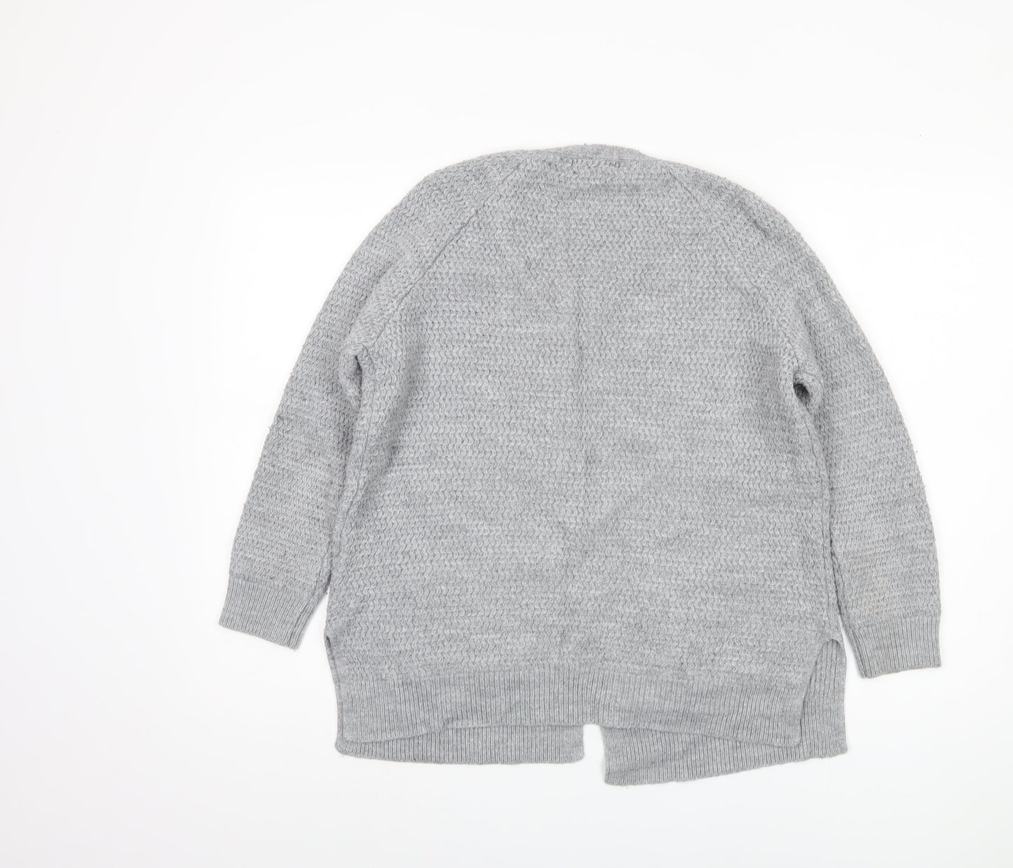 Fat Face Women's Grey V-Neck Cardigan UK 10