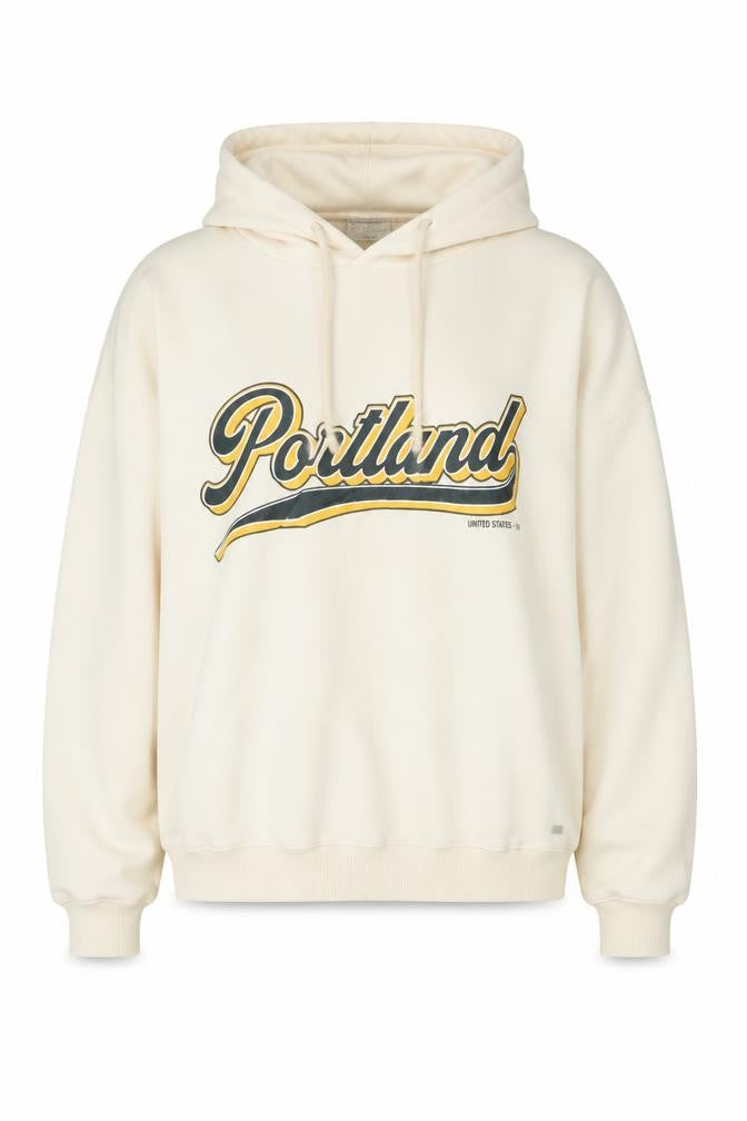 Pull&Bear Beige Teen Hoodie, Size 12, Graphic Design