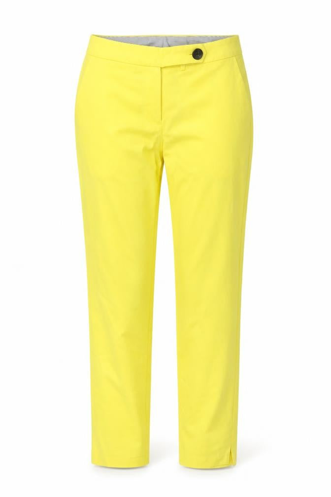 Very Women's Yellow Straight Trousers Size 8