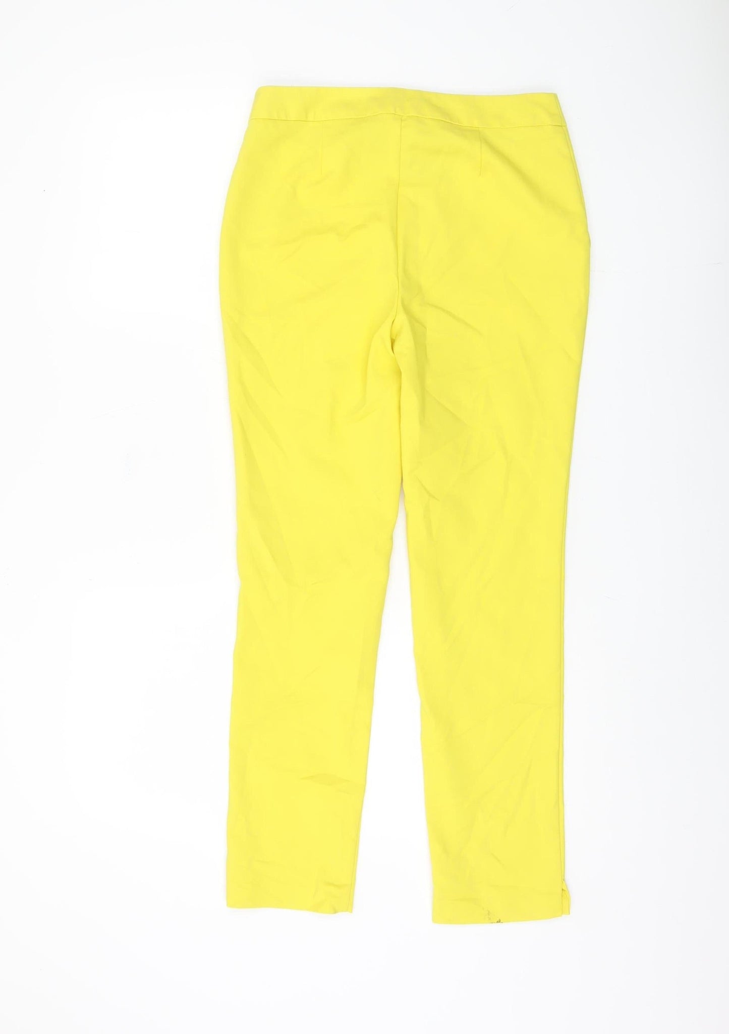 Very Women's Yellow Straight Trousers Size 8