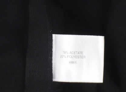 Country Casuals Women's Black Wide-Leg Trousers Size 14