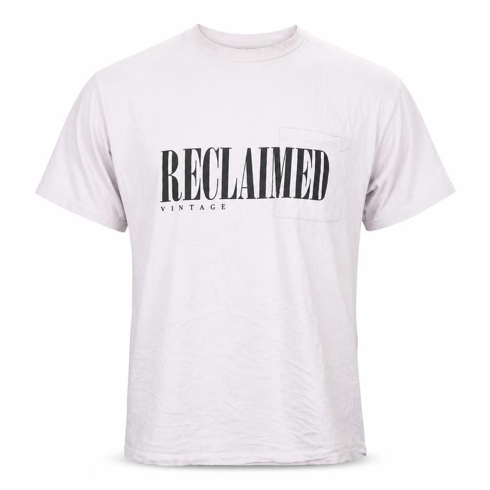 Reclaimed Vintage Men's White L T-Shirt
