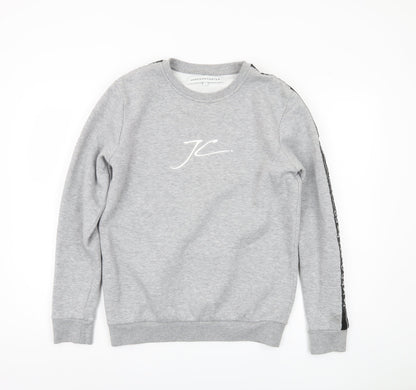 Jameson Carter Men's Grey Crew Neck Sweatshirt S