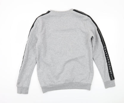Jameson Carter Men's Grey Crew Neck Sweatshirt S