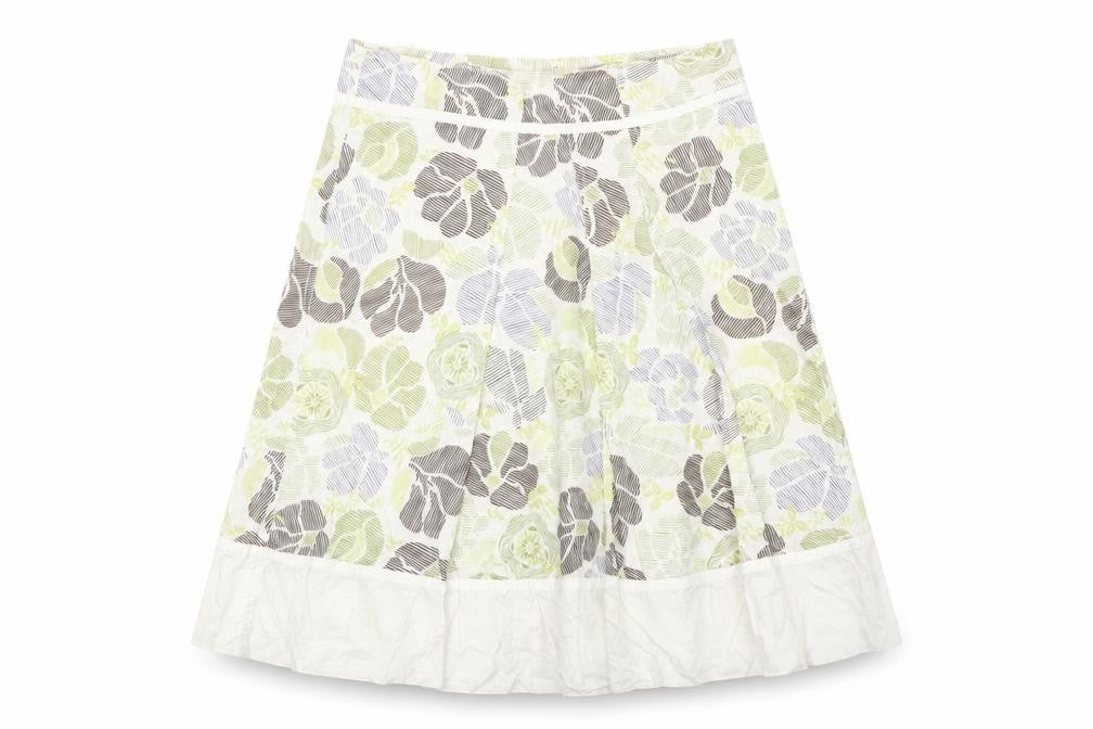 Sandwich Women's Floral A-Line Skirt, Size 10