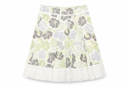 Sandwich Women's Floral A-Line Skirt, Size 10