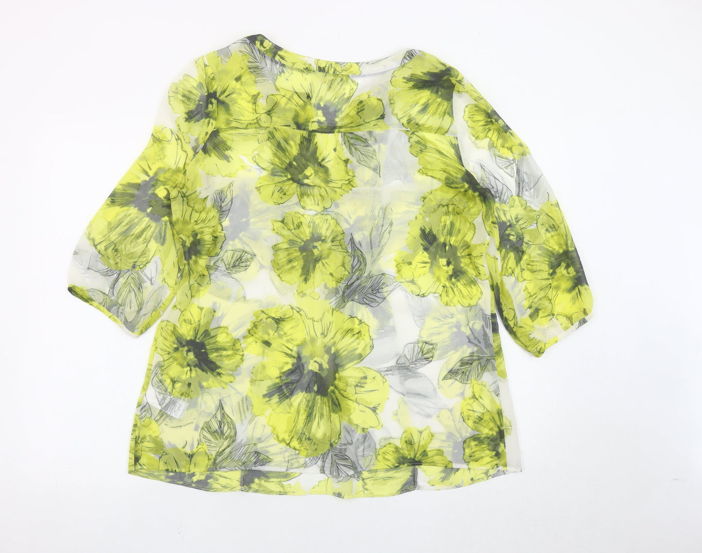 Marks and Spencer Women's Floral Blouse, Size 14