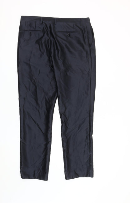 Goodsouls Men's Black Dress Pants Size 34 Regular Fit