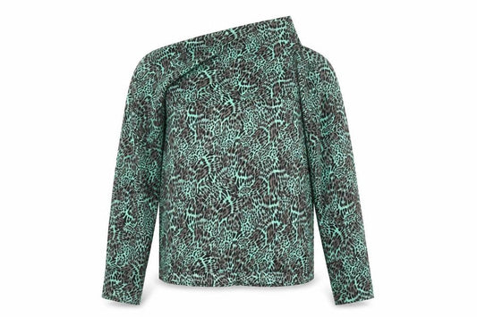 Marks & Spencer Animal Print Blouse Size 8