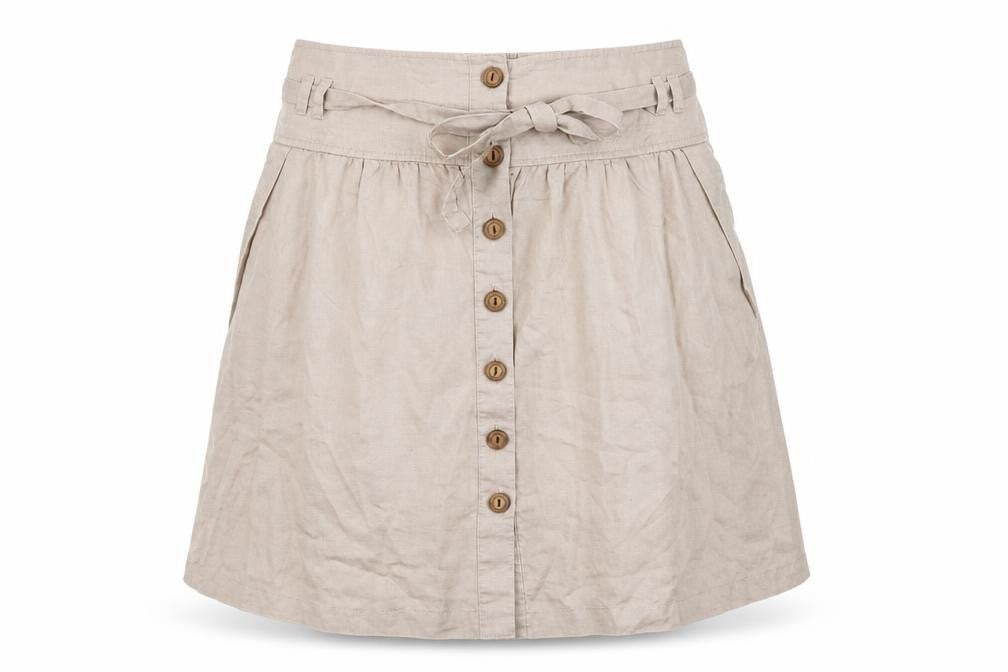 Marks & Spencer Women's Beige A-Line Skirt Size 10