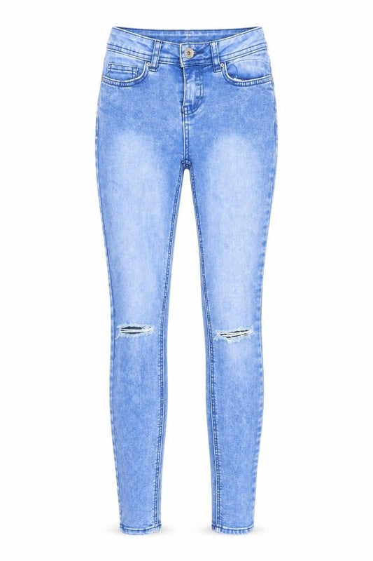 New Look Women's Blue Skinny Jeans Size 8