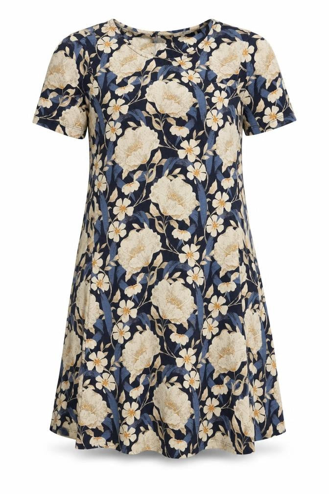 Fat Face Women's Multicoloured Floral Dress Size 12