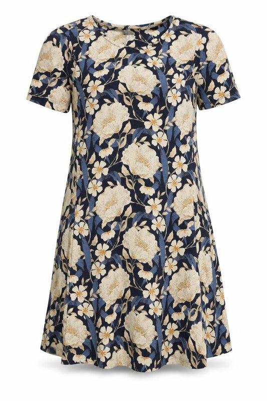 FatFace Women's Multicoloured Floral Dress Size 12