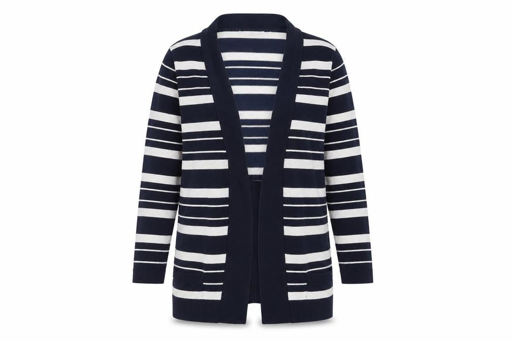 Isle Women's Multicoloured Striped Cardigan L