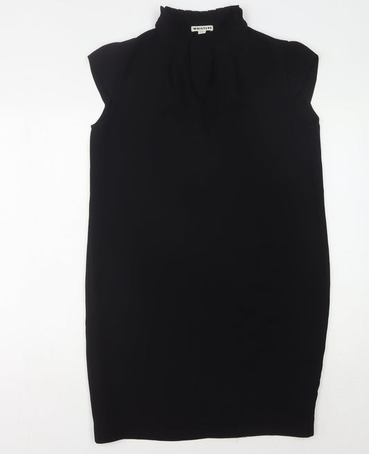 Whistles Women's Black Shift Dress Small