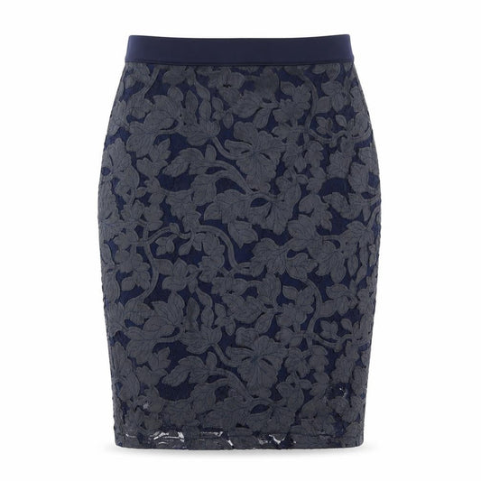Lipsy Women's Blue Lace Pencil Skirt Size 10