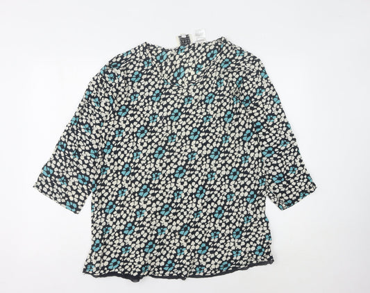 Masai Women's Multicoloured Floral Blouse, Size L