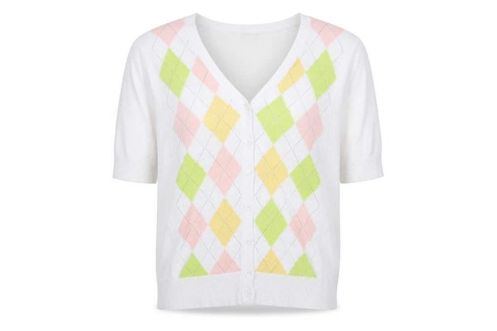 EP Pro Multicoloured Cardigan L Argyle