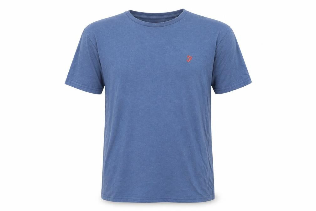 Farah Men's Blue Medium Crew Neck T-Shirt