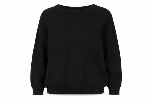 Front view of ASOS Women's Black jumper, size 6